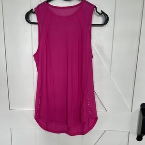 Lululemon Women's Sleeveless Pink Tank, Size S